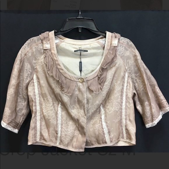 Elie Tahari Jackets & Blazers - Elie Tahari Caressa Silk and Lace Jacket